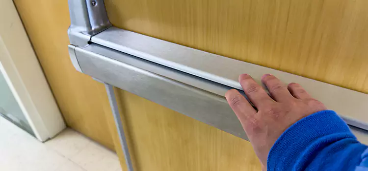 Installing a Push Bar on a Door Suisun City